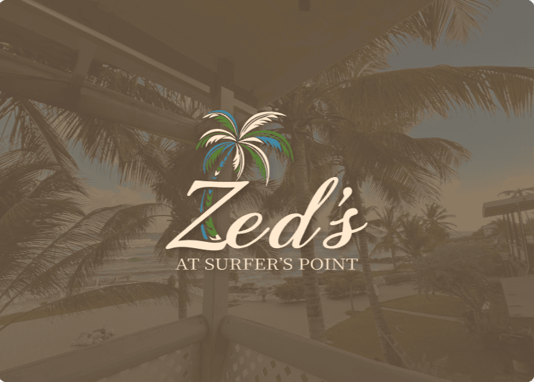 Zed's At Surfers Point Brand ReDesign